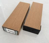 Support en U en acier inoxydable pour tube en bois composite WPC et poutre WPC, 100x50mm