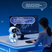KI-Smart-Roboter-Wecker mit Sprachinteraktion, Astronauten-Spielzeug, KI-Desktop-Gerät
