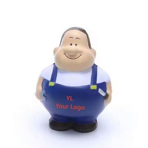 Pelota Antiestrés Promocional de PU con Forma de Reparador Gordo, Juguete para Aliviar el Estrés - Product Image 1