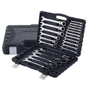 Juego de Llaves de Trinquete con Cabeza Articulada de 22 Piezas (6-32 mm) ST611777, Juego de Llaves de Trinquete de Grado Profesional de 22 Piezas - Garage Servic - Product Image 1