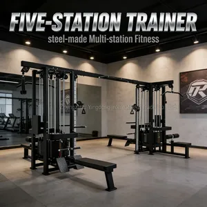 Eight-Person Steel Station Trainer Commercial Use Body Building Workout Machine Home Fitness <b>Equipment</b> CE ISO9001 Certified - Product Image 6