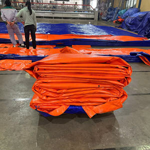 Bâche agricole en PE bleue / orange, haute durabilité, grande capacité, TRÈS RÉSISTANTE, options de couleur, options de taille - Product Image 1