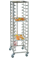 Chariot de support de plateau de boulangerie d'acier inoxydable chariots de type économique de 15 rangées pour le chariot de support de boulangerie