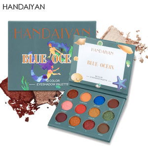Neemain aiyan-<span class=keywords><strong>palette</strong></span> de fards à paupières emmêlés, 12 couleurs, caméléon, haute qualité, pigmentés, pour plage, d'inspiration vegan - Product Image 3