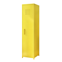 Meubles de maison, design moderne, armoire à deux portes, armoire en acier, casier à vêtements en métal