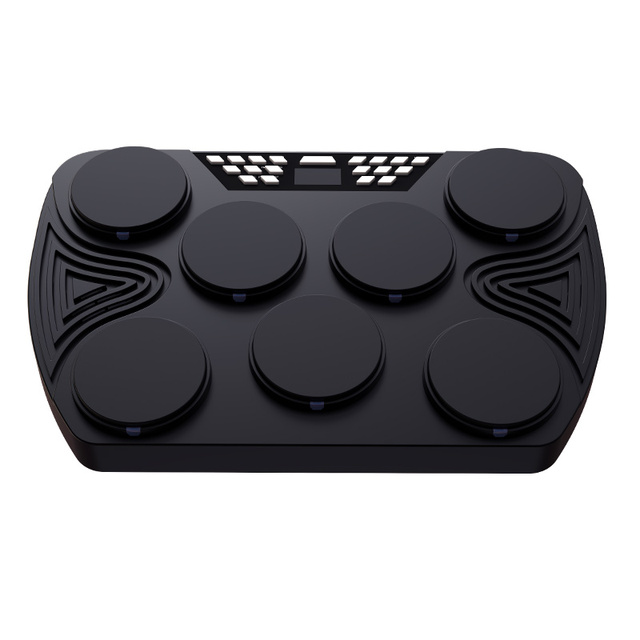 Newest Miniature Professional Drum Power by Ac Adapter or Battery Portable Electronic Drum Set Velocity-sensitive Drum Kit