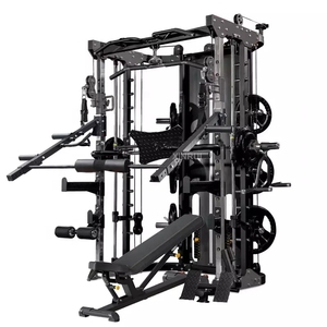 Xinrui phòng tập thể dục thiết bị tập thể dục đa chức năng huấn luyện viên tất cả trong một huấn luyện viên Smith máy với trọng lượng Stack - Product Image 1