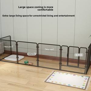 Système de cage et de clôture pour chien, pour usage domestique <span class=keywords><strong>en</strong></span> intérieur, librement combinable pour chiens de petite/moyenne/grande taille, idéal pour l'apprentissage de la propreté - Product Image 3