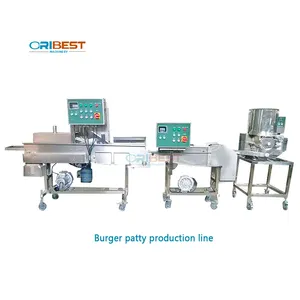 High Efficiency Hamburger Forming Machine / Burger Making Machine For Restaurant/ Beef Patty Machine