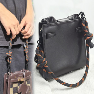 Phone <b>Lanyard</b> <b>Polyester</b> Braided Adjustable Strap Fashion Small Square Bag For Carrying Phone - Product Image 1