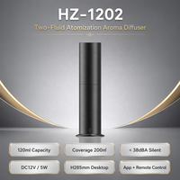 Diffuseur d'arômes de bureau 120 ml, nébuliseur de parfum, machine à parfum pour studio de yoga 200 m² avec application et télécommande