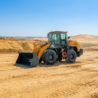 Chargeuse sur pneus 838T de 13,5 tonnes avec système de freinage à disque humide pour une utilisation sûre et stable lors du chargement de matériaux de construction