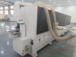 Mesin perekatan pintu kabinet melamin kayu otomatis penuh J <span class=keywords><strong>C</strong></span> U bentuk 45 derajat lembut membentuk tepi bergetar - Product Image 6