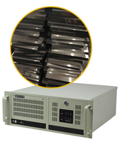 Toploong 610H Standard 19 pouces 4u Atx Rack Mount Pc Case Industrial Computer Case Tower Server Chassis