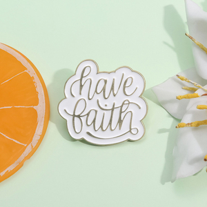 विश्वास एनमेल पिन जेसस धार्मिक विश्वास ब्रोच लैपल बैज ईसाई मित्रों के लिए उपहार - Product Image 2