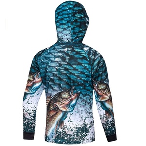 Créez votre propre t-shirt de pêche à manches longues, t-shirt imprimé par sublimation, sweat-shirt surdimensionné pour homme, t-shirt de pêche et de chasse - Product Image 5