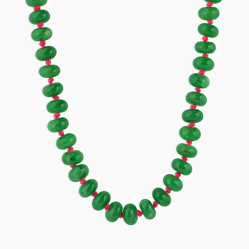 Stilvoller Sommers chmuck Bunte Perlen Handgemachte Naturstein Kristall Edelstein Halskette Für Mädchen Frauen