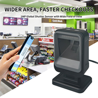 Escáner de Código de Barras 2D T881, Omnidireccional, con Cable, para Imágenes 2D, para Comercio Minorista, Supermercados y Puntos de Venta