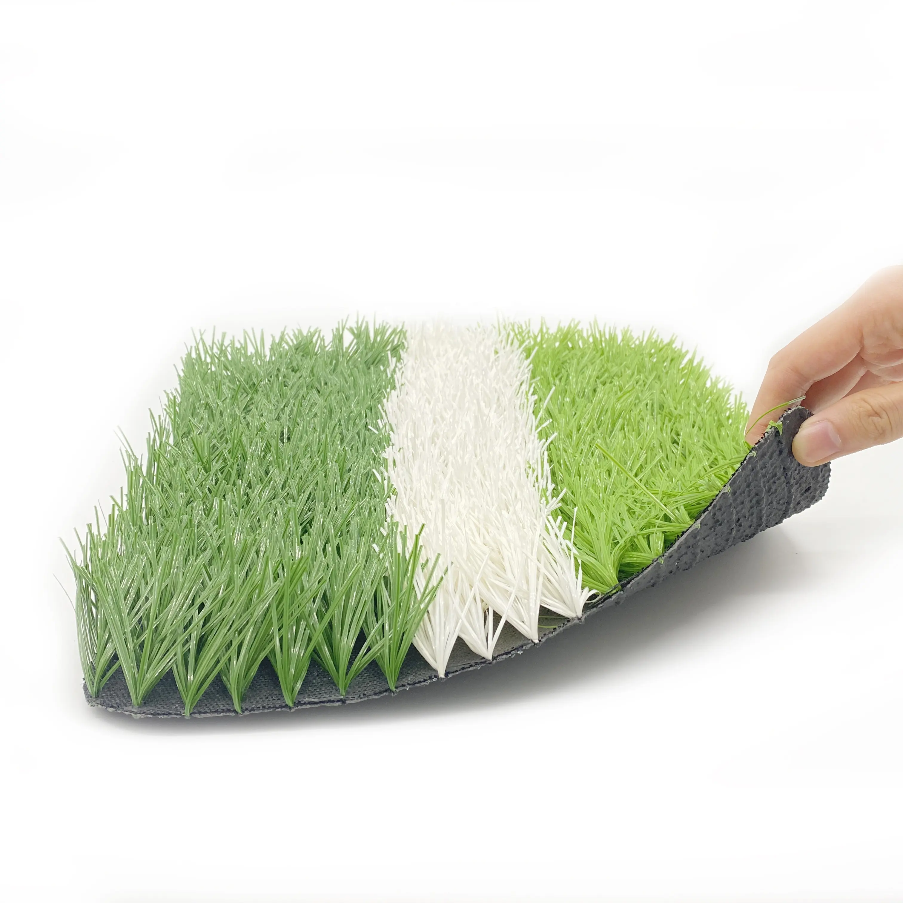 عشب هان وي, أفضل جودة 100% قابلة لإعادة التدوير لكرة القدم العشب الصناعي 10 مللي متر الرياضة العشب الاصطناعي 12000dtex كرة القدم الاصطناعية
