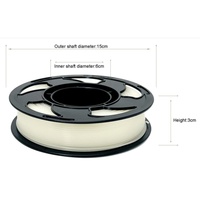 Filament d'impression 3D Tuosun 250g PLA 1,75 mm de diamètre compatible avec la plupart des imprimantes 3D FDM