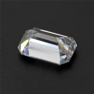 GRA-diamante de moissanita tallado en Esmeralda, Diamante Blanco D EF GH IJ, 5x7mm, 1 unidad, laboratorio suelto, precio de Esmeralda - Product Image 5