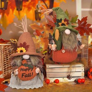 Decoraciones para el Festival de la Cosecha, Muñeco de Espantapájaros Gnomo, Adornos, Decoración de Escritorio, Regalos - Product Image 3