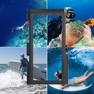 Vỏ bảo vệ ShellBox thế hệ thứ 3 dành cho Samsung/<span class=keywords><strong>iPhone</strong></span>, điện thoại phổ thông [4.9-<span class=keywords><strong>6</strong></span>.9 inch], lặn với ống thở 15m/50ft, điều khiển bằng Bluetooth - Product Image 6