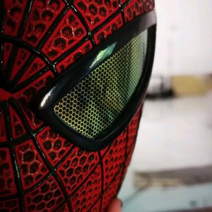 <span class=keywords><strong>Maschera</strong></span> di Spider-Man (1ª Generazione) in ABS con Attacco Magnetico per gli Occhi, Replica Autentica del Film, Copricapo da Goblin Realizzato a Mano - Product Image 2