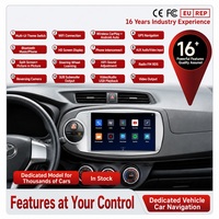 Autoradio Android pour Toyota Yaris 2012-2017 9 pouces IPS Lecteur multimédia vidéo GPS Navigation CarPlay Écran tactile