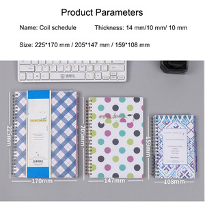 Cá Nhân Tùy Chỉnh Xoắn Ốc Cuộn Dây Ràng Buộc Lưu Ý <span class=keywords><strong>Pad</strong></span> Đục Lở Lá Ràng Buộc Với Chủ Đề May Giấy Bìa - Product Image 6