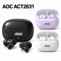 AOC ACT2631 ANC Noise Cancelling TWS Wireless Earbuds Earphones 13mm HiFi Stereo Headphones OEM ODM Custom Logo