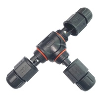 Connecteurs électriques étanches IP68 M21 en nylon PA66 avec contact en laiton JiaHui 3 voies 2 3 4 broches pour solutions d'éclairage extérieur