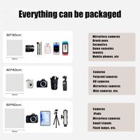 Sac magique auto-adhésif imprimé avec logo personnalisé pour le nettoyage de la caméra de protection des cosmétiques et du maquillage