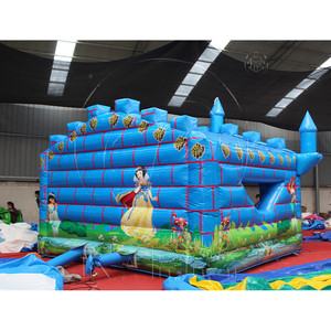 Công chúa màu xanh bouncy lâu đài MOONWALK <span class=keywords><strong>Inflatable</strong></span> <span class=keywords><strong>Bouncer</strong></span> với trượt rừng <span class=keywords><strong>Inflatable</strong></span> nhà bị trả lại Como trượt nảy lâu đài PVC - Product Image 5