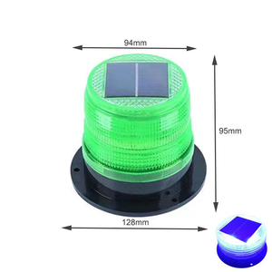 Luz de Advertencia Magnética Solar IP65, Luz Estroboscópica para Automóvil, Camión, Vehículo, Luz de Advertencia Ámbar, Señal de Emergencia con Sensor Automático - Product Image 2