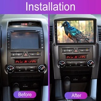 Car Gps 10 "Android 13 Car Stereo Wireless Carplay 2 + 32GB pour Kia Sorento 2009-2012