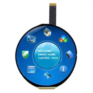 B2B Connector MIPI IPS 1080x1080 5inch Round Circular TFT LCD Display