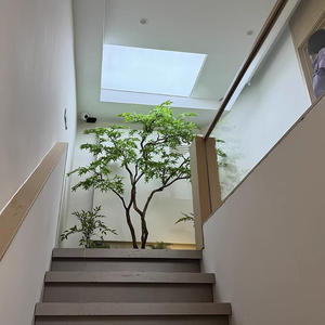 Kunstmatige groene esdoornboom, kippenklauw esdoorn bonsai, vloerdecoratie, theesalon, groene binnenplanten landschapsdecoratie - Product Image 4