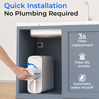 Filtre à eau par osmose inverse alcaline, Filtros De Agua Para Casa, système d'osmose inverse, reminéralisation, certification Watermark