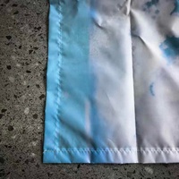 Drapeau personnalisé en polyester magnétique, ignifuge, écologique, bannière suspendue avec bords magnétiques cachés, décoration ciel et nuages