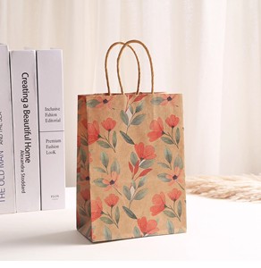 Bolsas de Papel Kraft Impresas Personalizadas, Reciclables, para Compras, Ropa, Regalos, Comida para Llevar, con su Propio Logotipo - Product Image 4