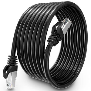 Cordon de raccordement extérieur étanche Cat6a Rj45 Câble <span class=keywords><strong>Ethernet</strong></span> <span class=keywords><strong>blindé</strong></span> Cat6 SFTP Câbles réseau de longueur 5m 10m <span class=keywords><strong>20m</strong></span> 30m - Product Image 1