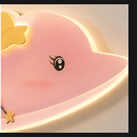 Lampe murale LED en forme de baleine pour fille, décoration murale d'animaux marins de dessin animé pour chambre d'enfant, crèche, salle de jeux, éclairage intérieur d'hôtel