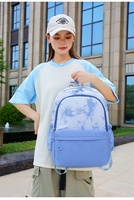3pcs Sac à dos scolaire Junior High School Student Travel Bag Backpacks for Boys Girls Students