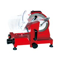Vente directe usine – Trancheuse électrique semi-automatique de 12'' pour viande congelée, épaisseur réglable de 0 à 15 mm, idéale pour les cuisines d'hôtel