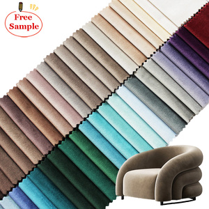 Hàng hóa đã sẵn sàng Hot Bán hàng hóa tại chỗ 100Polyester 280gsm Hà Lan Nhung Nhung Vải Bọc Sofa Gối rèm vải - Product Image 1