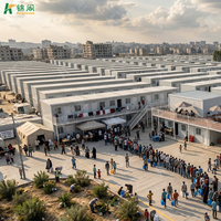 Oficina Modular en Contenedor de 20 Pies, Completamente Ensamblada, Edificio Prefabricado, Dormitorio para Obras de Construcción