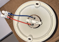 Douille de lampe en céramique E27 avec boîtier en plastique, support de plafonnier pré-câblé pour ampoule LED et lampe chauffante