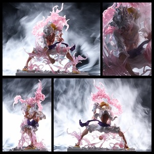 Novità 2025 Action <span class=keywords><strong>Figure</strong></span> Anime di Alta Qualità <span class=keywords><strong>One</strong></span> <span class=keywords><strong>Piece</strong></span> Monkey D. Luffy Nika Gear 5 Modello con Due Teste Intercambiabili da Collezione - Product Image 2