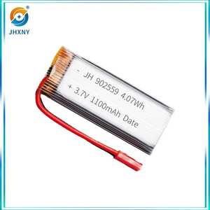 902559 jhhe 3.7V 1100mAh 10C ลิเธียมโพลิเมอร์ Lipo เซลล์แบตเตอรี่ลิเธียมสำหรับโดรน RC รถของเล่น - Product Image 6